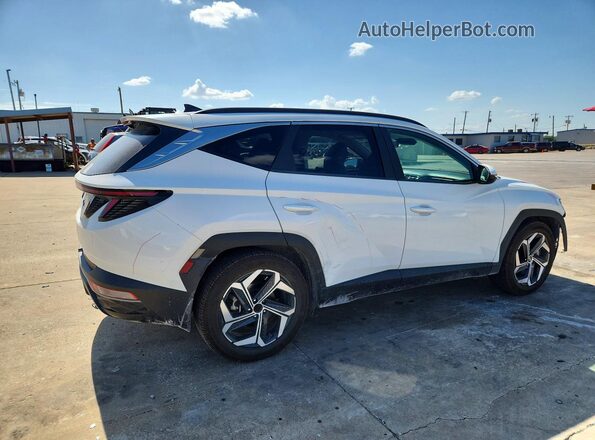 5NMJC3AE8NH050532 2022 HYUNDAI TUCSON White უკანა მარჯვენა