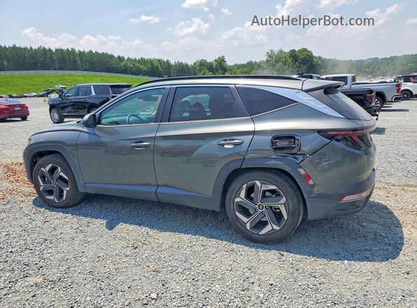 5NMJC3AEXNH012378 2022 HYUNDAI TUCSON Зеленый Задняя левая четверть