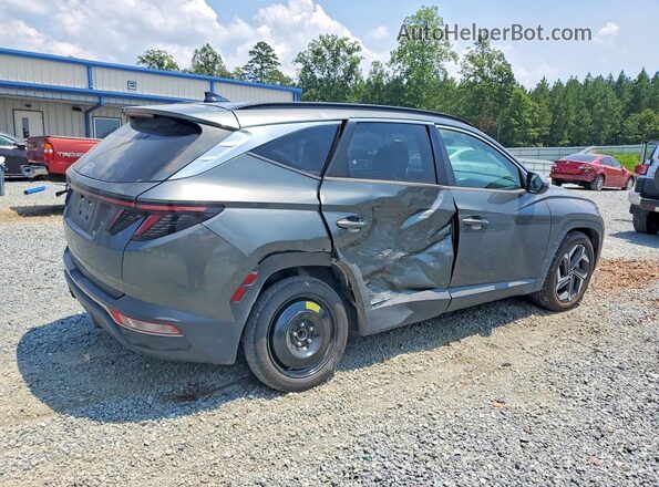 5NMJC3AEXNH012378 2022 HYUNDAI TUCSON Зеленый Задняя правая четверть
