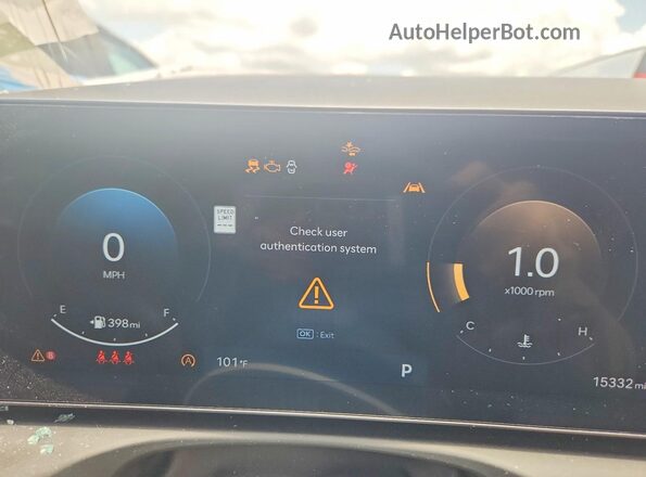 5NMJC3DE2SH485828 2025 HYUNDAI TUCSON Серый Вид щитка приборов