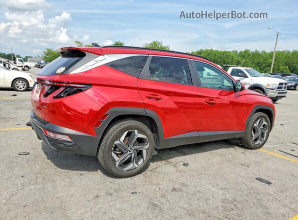 5NMJCCAE0NH010137 2022 HYUNDAI TUCSON Red Հետևի աջ