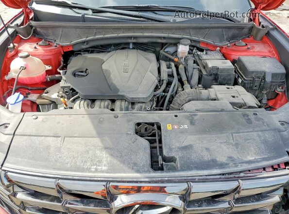 5NMJCCAE0NH010137 2022 HYUNDAI TUCSON Red Շարժիչի բաժամունքի տեսք