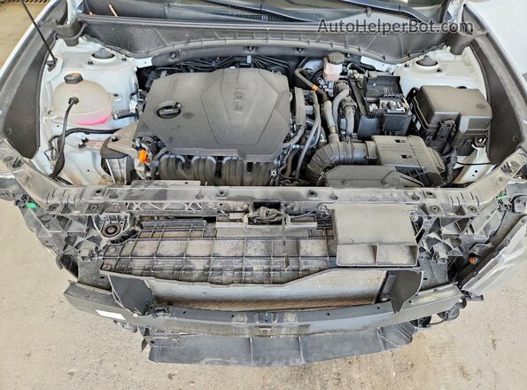 5NMJCCAE0NH013572 2022 HYUNDAI TUCSON White ძრავის განყოფილების ხედი