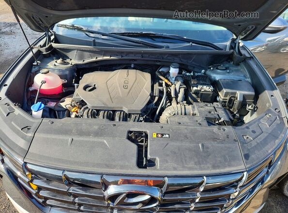 5NMJCCAE0NH043039 2022 HYUNDAI TUCSON Gray Vista del compartimento del motor