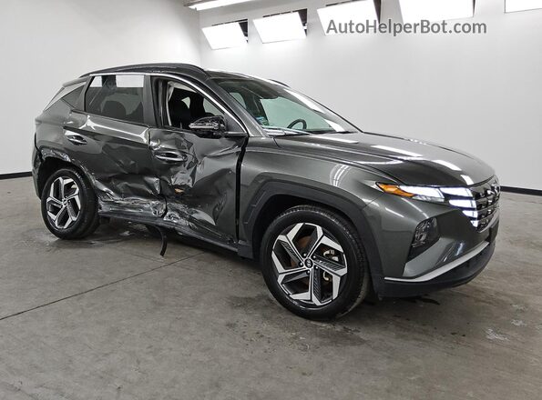 5NMJCCAE0NH157557 2022 HYUNDAI TUCSON Gray 