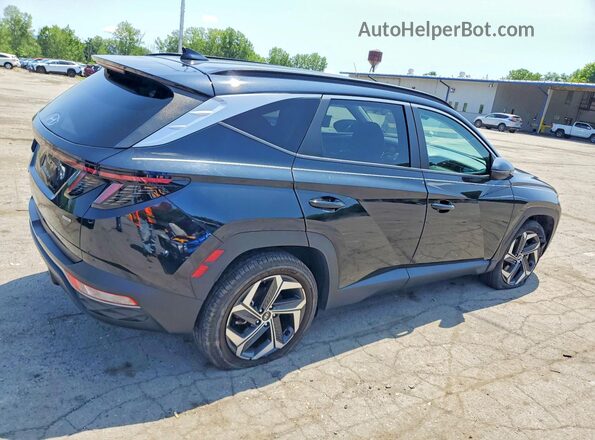 5NMJCCAE1NH144641 2022 HYUNDAI TUCSON Black Հետևի աջ