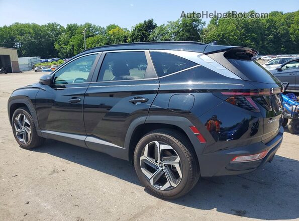 5NMJCCAE1NH144641 2022 HYUNDAI TUCSON Black Հետևի ձախ