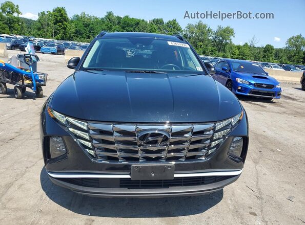 5NMJCCAE1NH144641 2022 HYUNDAI TUCSON Black Դիմացի տեսք