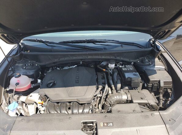 5NMJCCAE1NH144641 2022 HYUNDAI TUCSON Black Շարժիչի բաժամունքի տեսք