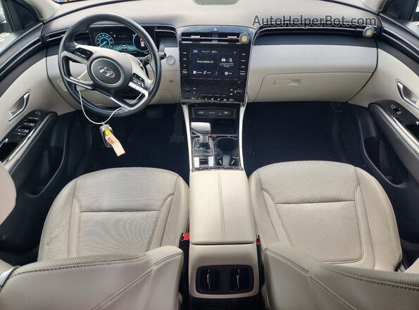 5NMJCCAE5NH013518 2022 HYUNDAI TUCSON Gray Widok deski rozdzielczej