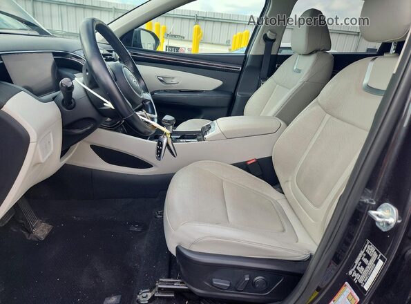 5NMJCCAE5NH013518 2022 HYUNDAI TUCSON Gray Widok wnętrza z przodu