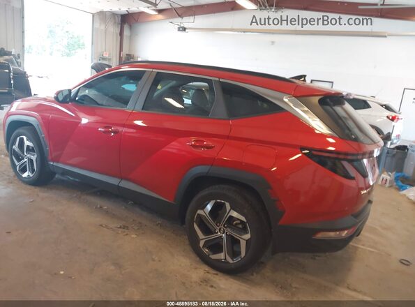 5NMJCCAE7NH149410 2022 HYUNDAI TUCSON Red Trasero izquierdo