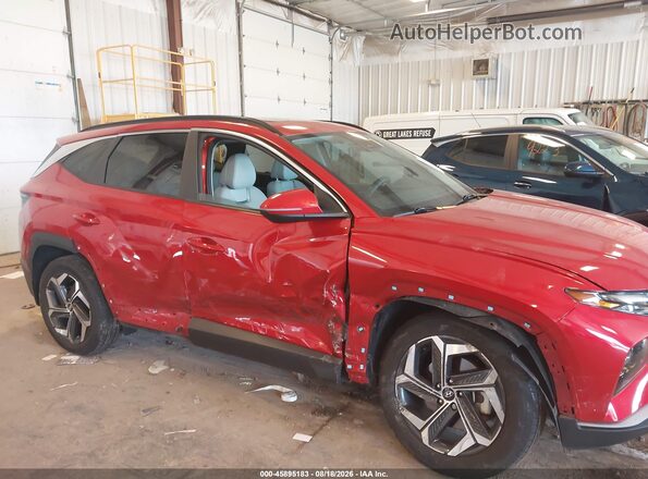 5NMJCCAE7NH149410 2022 HYUNDAI TUCSON Red Vista interior trasera