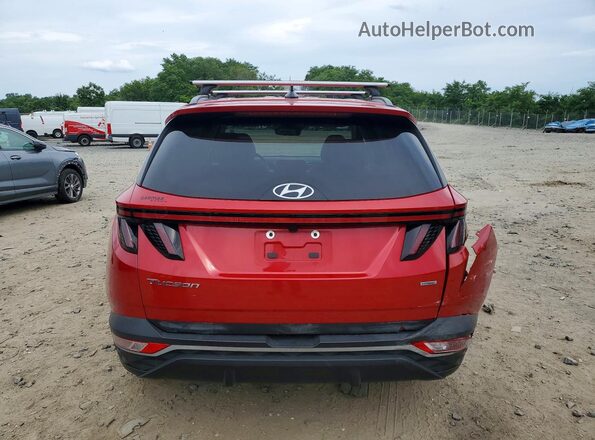 5NMJCCAE9NH064570 2022 HYUNDAI TUCSON Red Rear view