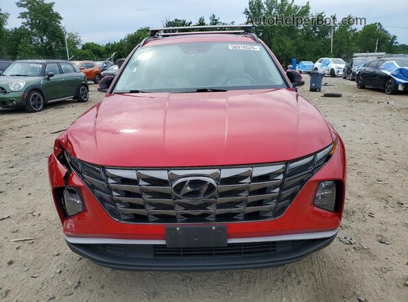 5NMJCCAE9NH064570 2022 HYUNDAI TUCSON Red Front view
