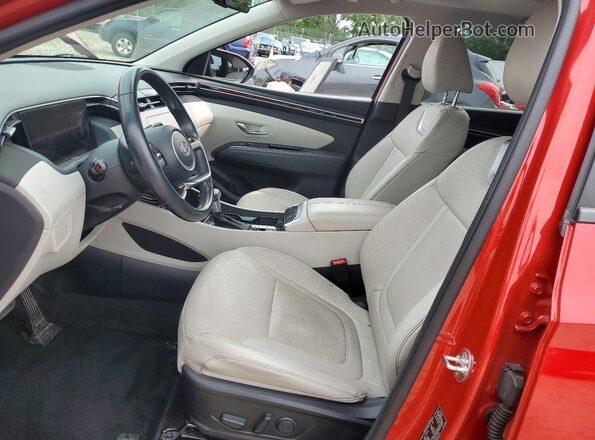5NMJCCAE9NH064570 2022 HYUNDAI TUCSON Red Front interior view