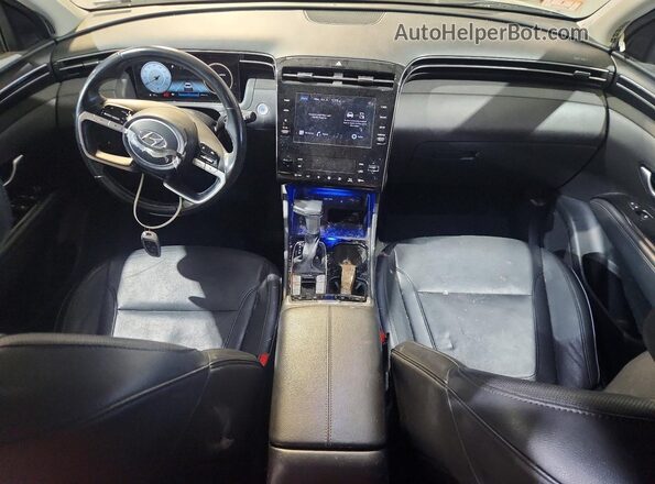 5NMJCCAEXNH030962 2022 HYUNDAI TUCSON Gray Dashboard view
