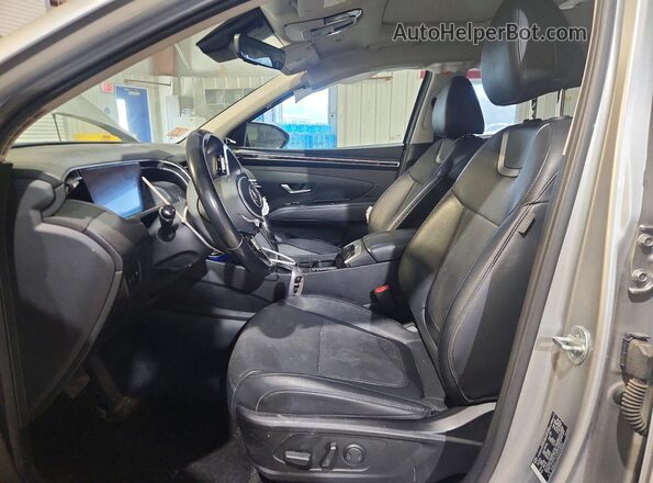 5NMJCCAEXNH030962 2022 HYUNDAI TUCSON Gray Front interior view
