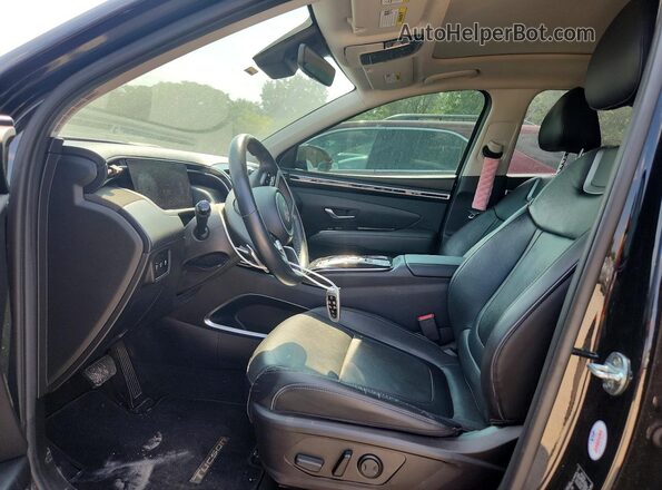 5NMJE3AE0NH044198 2022 HYUNDAI TUCSON Black Front interior view