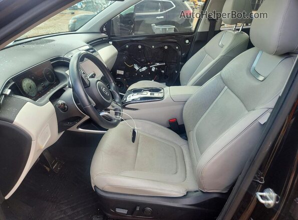 5NMJE3AE2NH013082 2022 HYUNDAI TUCSON Black Front interior view