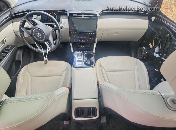 5NMJE3AE2NH013082 2022 HYUNDAI TUCSON Black Dashboard view