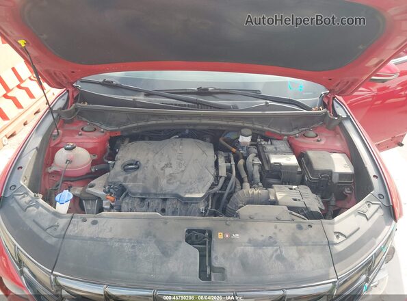 5NMJE3AE3NH053977 2022 HYUNDAI TUCSON Red Vista trasera