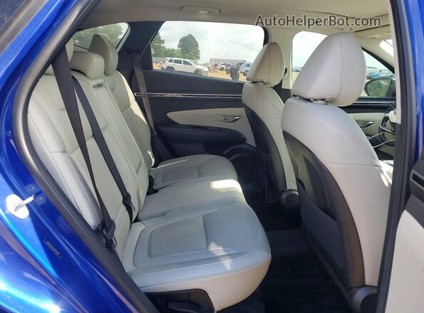 5NMJE3AE3NH140780 2022 HYUNDAI TUCSON Blue Vista interior trasera