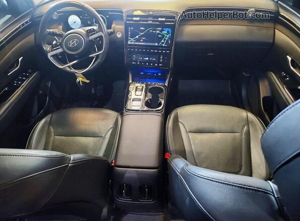 5NMJE3AE3PH236895 2023 HYUNDAI TUCSON White Dashboard view