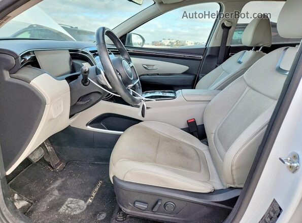 5NMJE3AE4NH031583 2022 HYUNDAI TUCSON White Սալոնի դիմացի տեսք