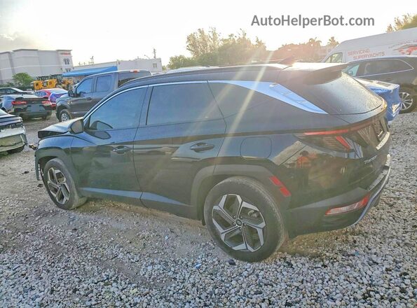 5NMJE3AE4NH144059 2022 HYUNDAI TUCSON Black Rear left