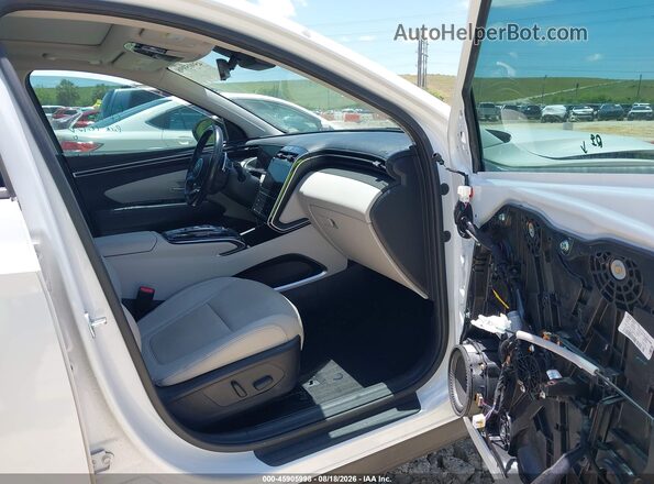5NMJE3AE5NH005414 2022 HYUNDAI TUCSON White წინა სალონის ხედი