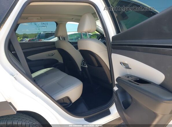 5NMJE3AE5NH005414 2022 HYUNDAI TUCSON White VIN კოდის სტიკერის ხედი