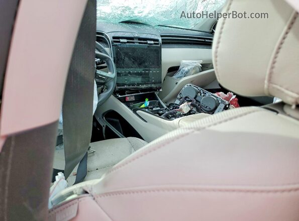 5NMJE3AE5PH189529 2023 HYUNDAI TUCSON White Вид панелі приладів
