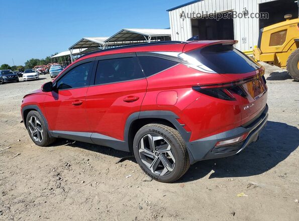 5NMJE3AE7NH148199 2022 HYUNDAI TUCSON Красный Задняя левая четверть