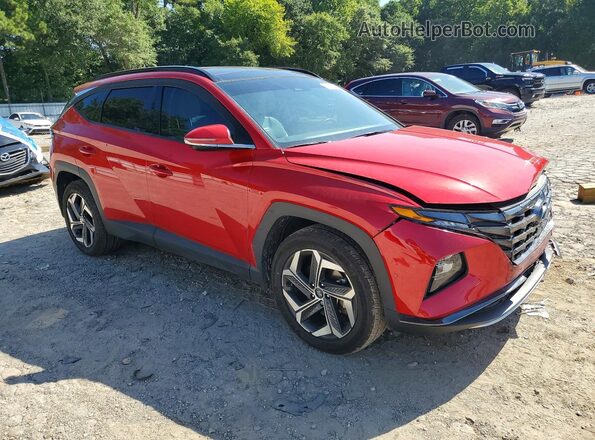 5NMJE3AE7NH148199 2022 HYUNDAI TUCSON Красный Передняя правая четверть