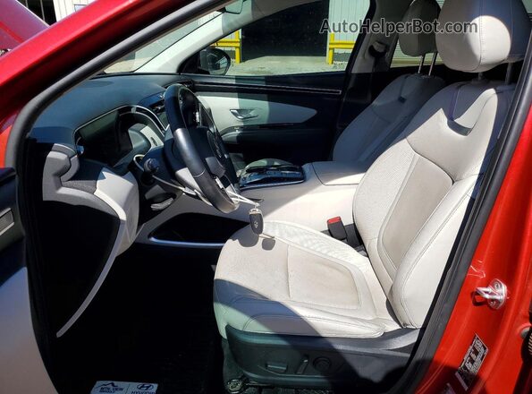 5NMJE3AE7NH148199 2022 HYUNDAI TUCSON Красный Вид салона спереди