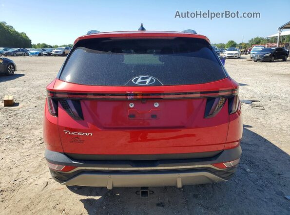 5NMJE3AE7NH148199 2022 HYUNDAI TUCSON Красный Вид сзади