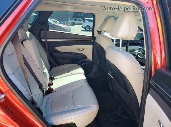 5NMJE3AE7NH148199 2022 HYUNDAI TUCSON Красный Вид задней части салона