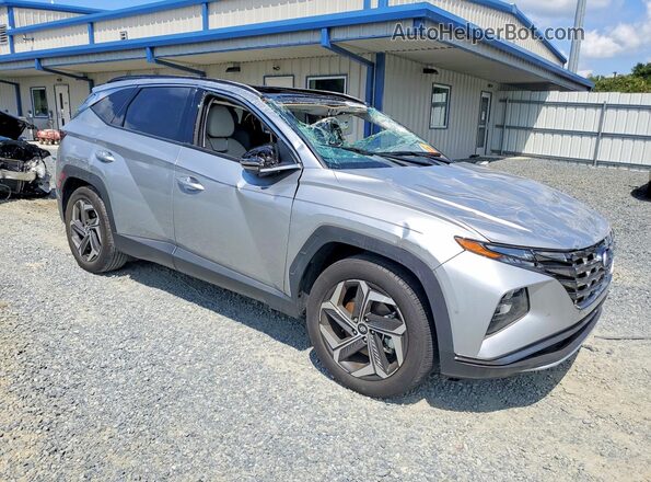 5NMJE3AE7PH222496 2023 HYUNDAI TUCSON Серебряный Передняя правая четверть