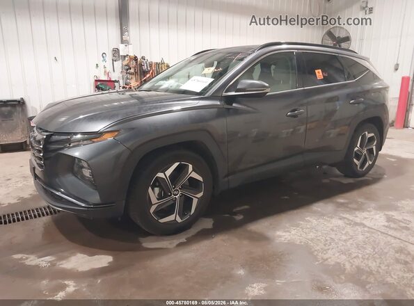 5NMJE3AE8NH047656 2022 HYUNDAI TUCSON Серый Передняя левая четверть