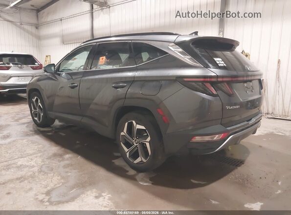 5NMJE3AE8NH047656 2022 HYUNDAI TUCSON Серый Задняя левая четверть