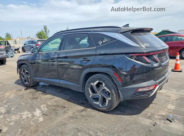 5NMJE3AEXNH045939 2022 HYUNDAI TUCSON Черный Задняя левая четверть