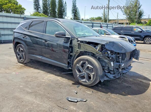 5NMJE3AEXNH045939 2022 HYUNDAI TUCSON Черный Передняя правая четверть
