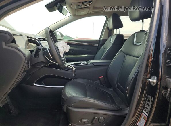 5NMJE3AEXNH045939 2022 HYUNDAI TUCSON Черный Вид салона спереди
