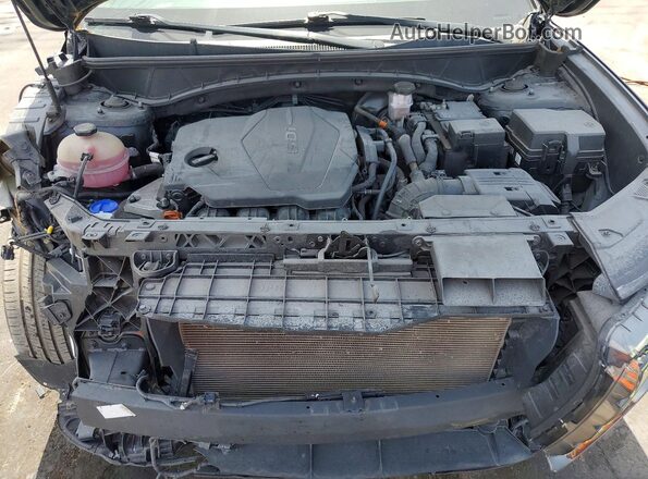 5NMJE3AEXNH045939 2022 HYUNDAI TUCSON Черный Вид подкапотного пространства