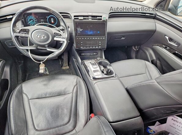 5NMJECAE0NH057856 2022 HYUNDAI TUCSON Black წინა პანელის ხედი