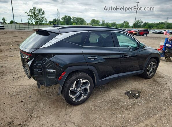 5NMJECAE0NH057856 2022 HYUNDAI TUCSON Black უკანა მარჯვენა
