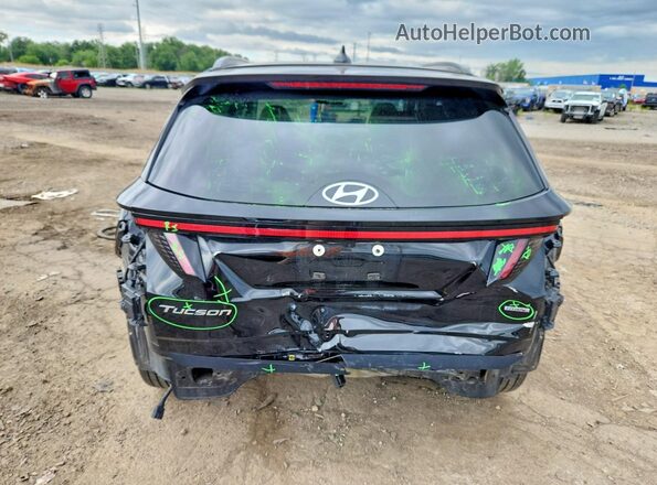 5NMJECAE0NH057856 2022 HYUNDAI TUCSON Black უკანა ხედი