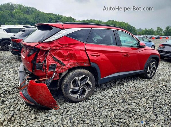 5NMJECAE1NH008732 2022 HYUNDAI TUCSON Красный Задняя правая четверть