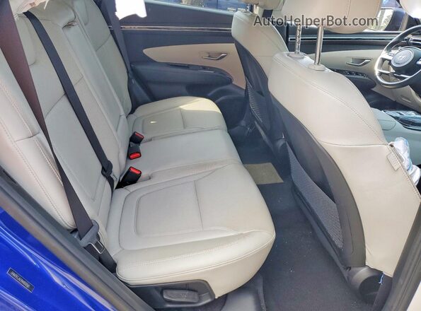 5NMJECAE1NH020587 2022 HYUNDAI TUCSON Blue Widok wnętrza z tyłu